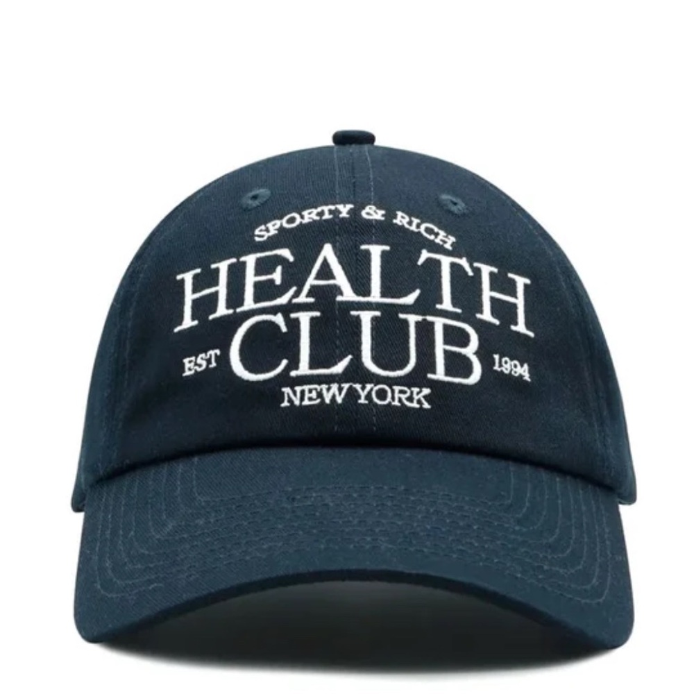 Sporty & Rich Dark Blue Health Club Cap